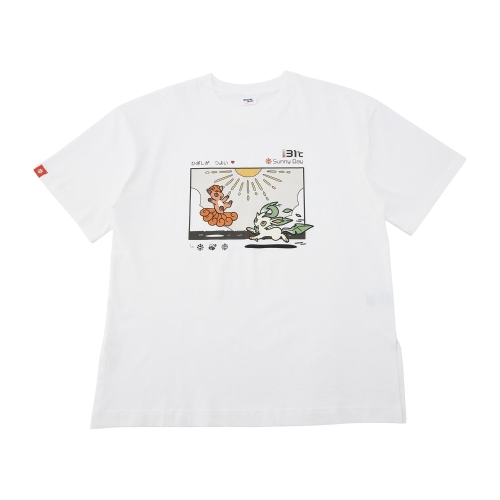 Tシャツ OTENKI TEAM ロコンとリーフィア M/L