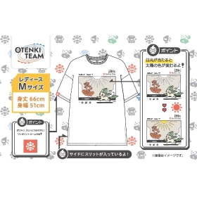 Tシャツ OTENKI TEAM ロコンとリーフィア M