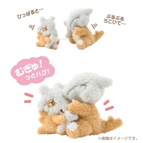 ぶるぶる…むぎゅ!ぬいぐるみ なきべそカラカラ&ガラガラ