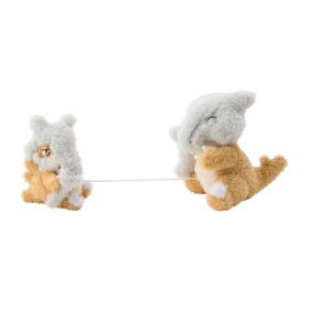 ぶるぶる…むぎゅ!ぬいぐるみ なきべそカラカラ&ガラガラ
