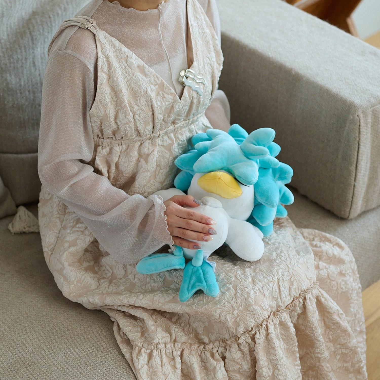 もっちりぬいぐるみ Pokémon Sleep おやすみクワッス