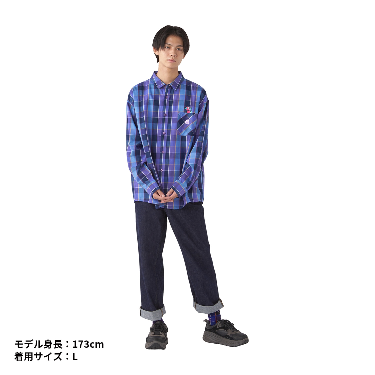 チェックシャツ ポリゴン2 Unisex L ｜【公式】ポケモンセンターオンライン