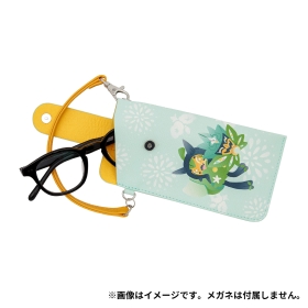 バッグにつけられるメガネケース なつまつり