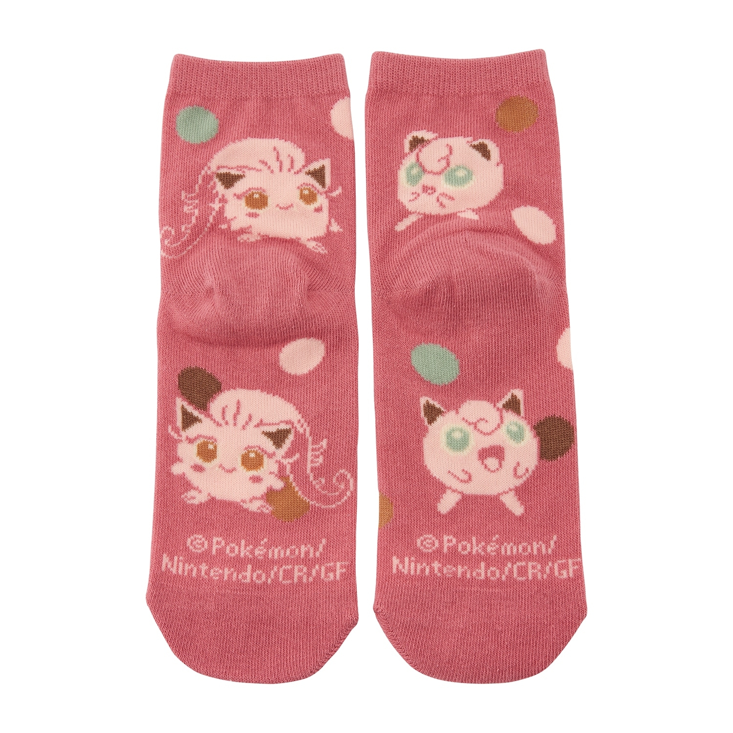 【選べる】ミドルソックス プリン&サケブシッポ(19-21cm)