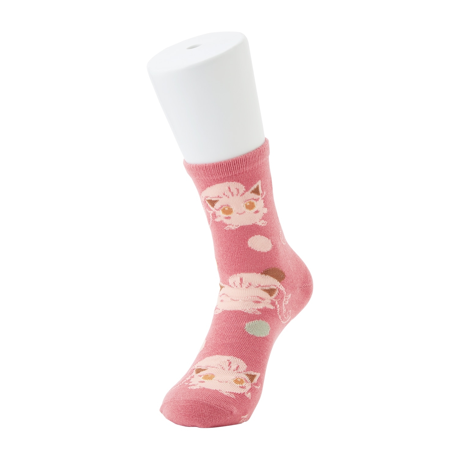 【選べる】ミドルソックス プリン&サケブシッポ(23-25cm)
