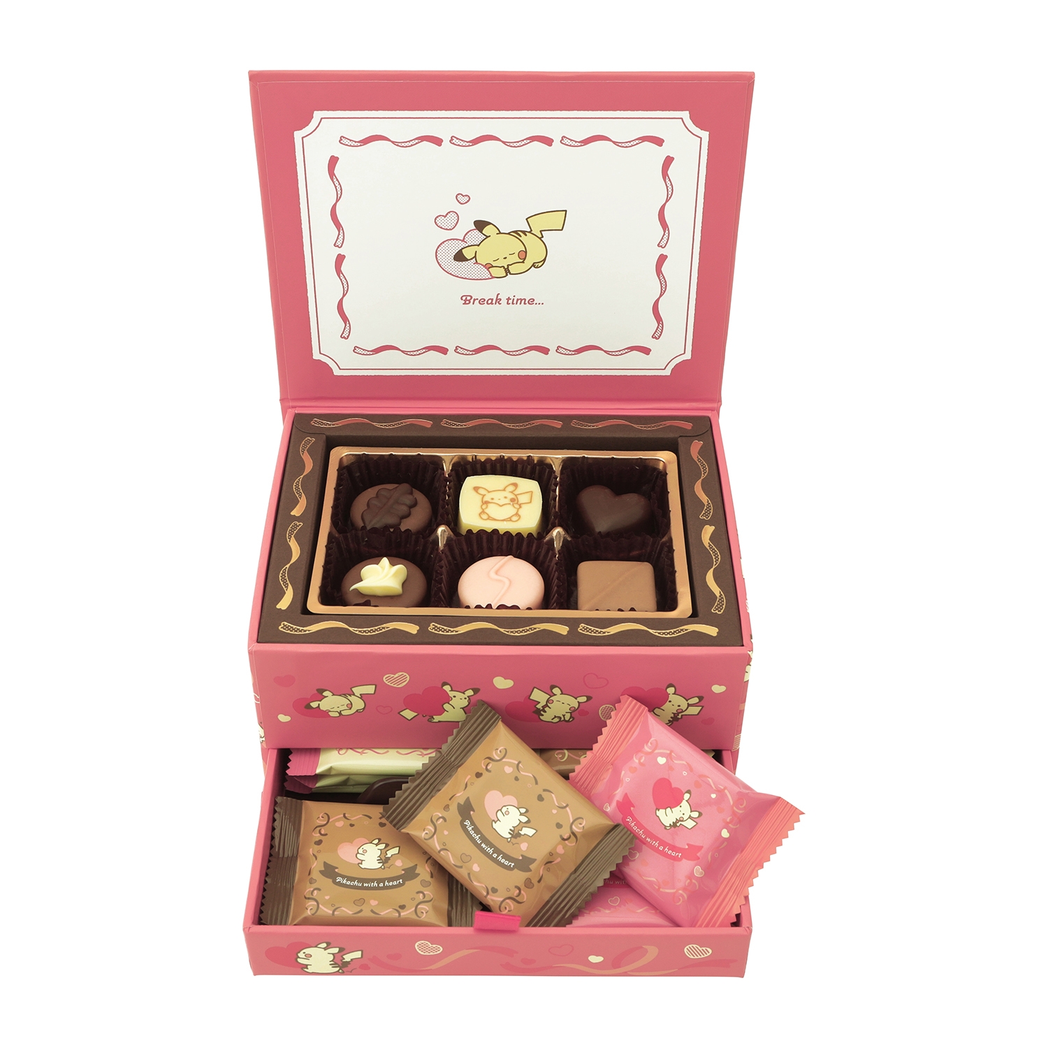 アソートチョコレートボックス Pikachu With A Heart
