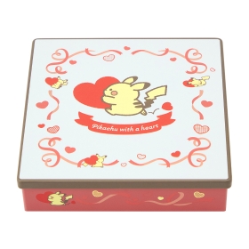 アソートチョコレート缶 Pikachu With A Heart