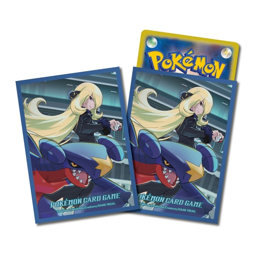 ポケモンカードゲーム デッキシールド シロナ＆ガブリアス Ver.2【ブルー】