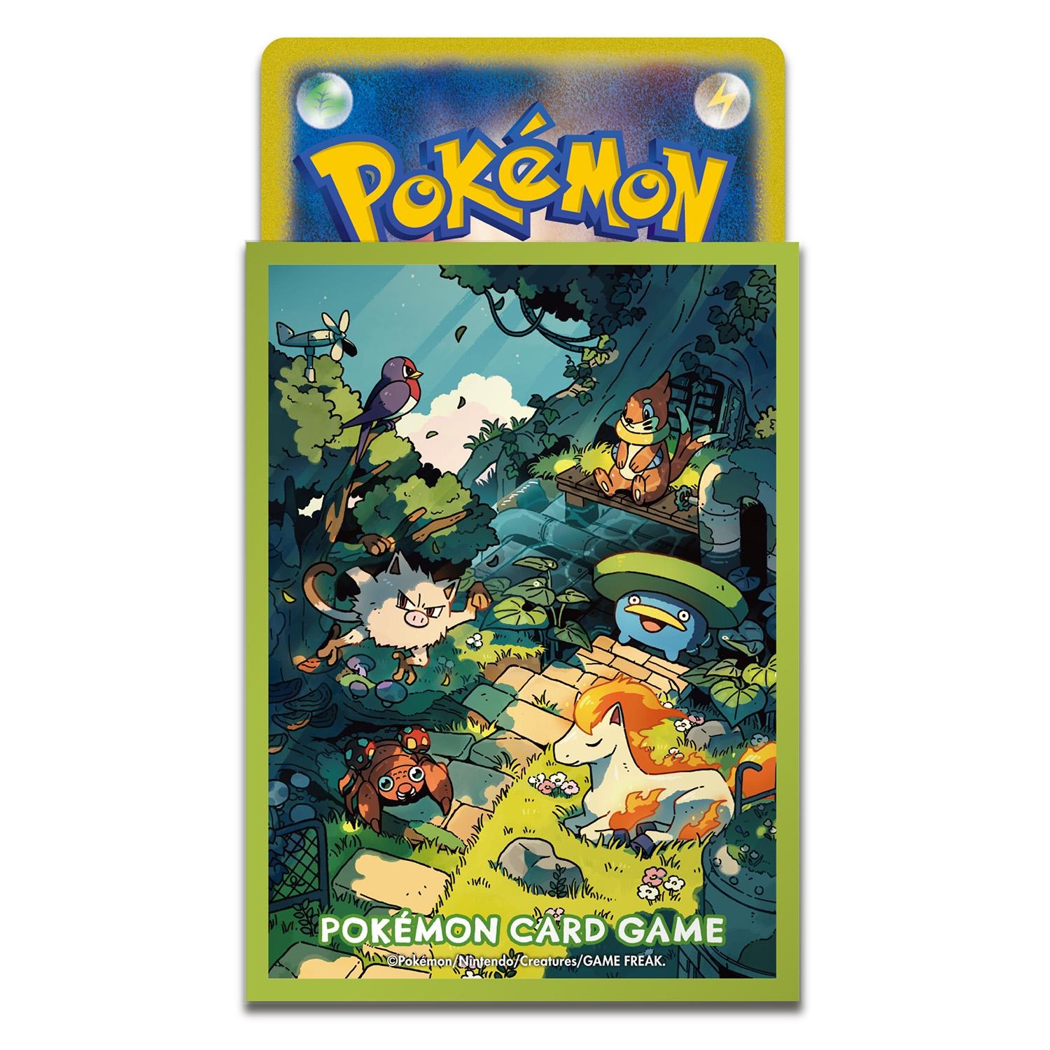 ポケモンカードゲーム デッキシールド つながるせかい -ひみつの