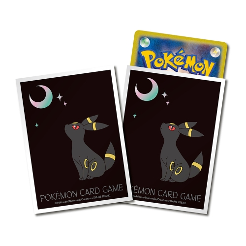 ポケモンカードゲーム デッキシールド プレミアム・グロス  月明かりとブラッキー【ホワイト】