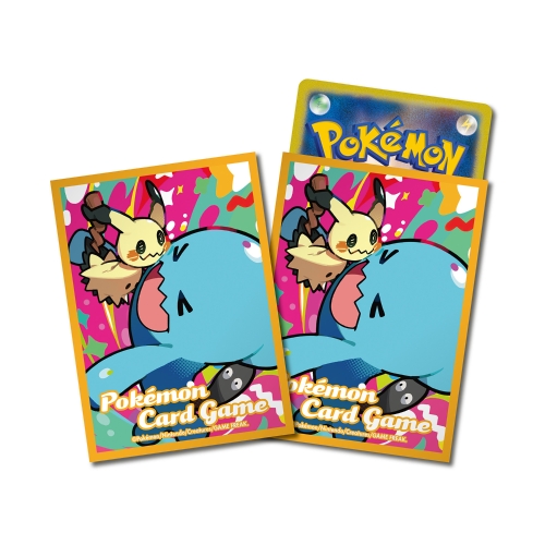 ポケモンカードゲーム デッキシールド ミミッキュ＆ソーナンス【オレンジ】