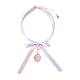 リバーシブルダブルチョーカー Don&rsquo;t Attack Me プリン