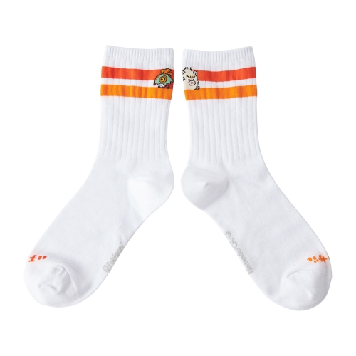 【選べる】ミドルソックス とっくんちゅう オコリザル＆ルチャブル (23-25cm)/(25-27cm)