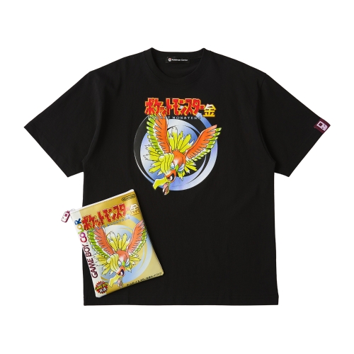 パッケージTシャツ in ポーチ ポケットモンスター 金 Unisex M/L
