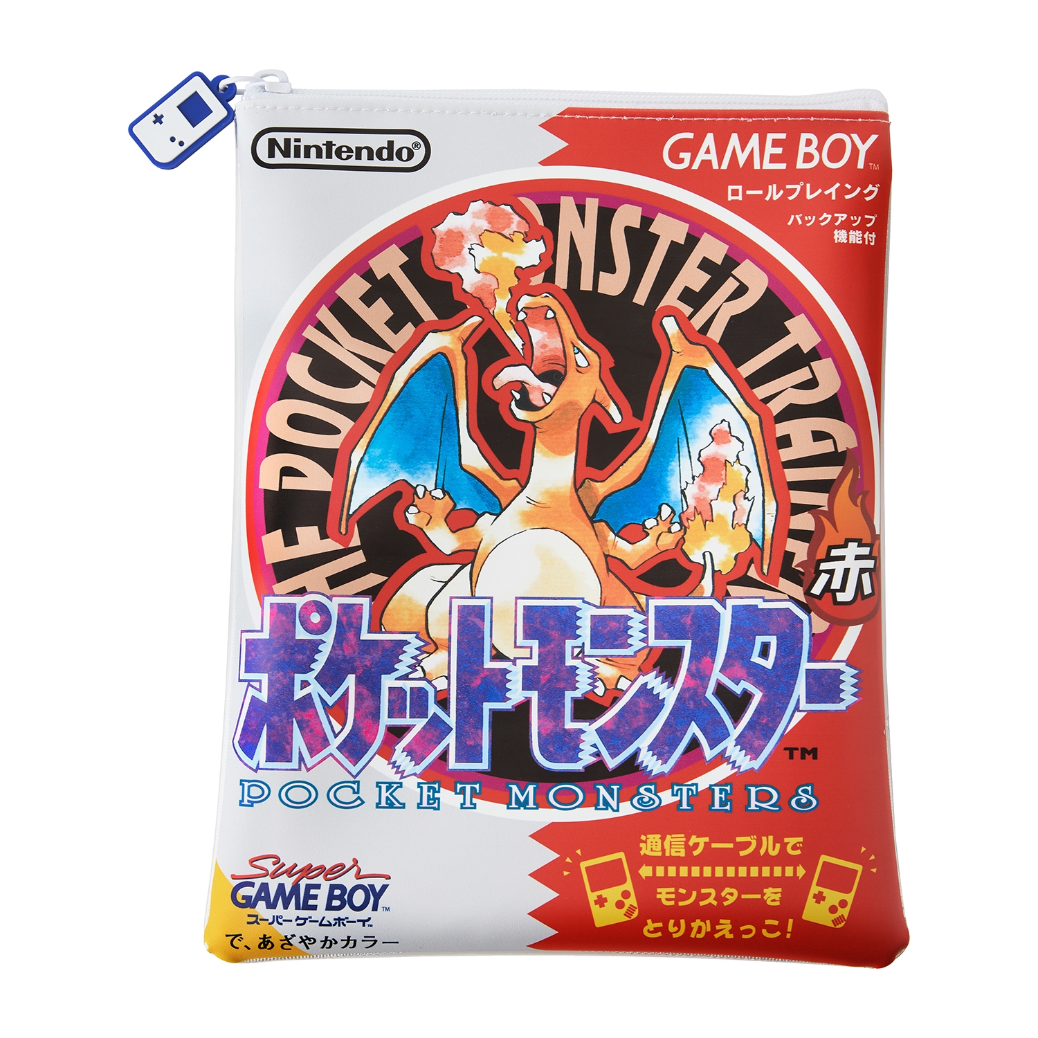 パッケージTシャツ in ポーチ ポケットモンスター 赤 Unisex L