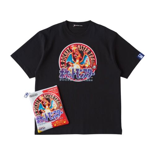 パッケージTシャツ in ポーチ ポケットモンスター 赤 Unisex L
