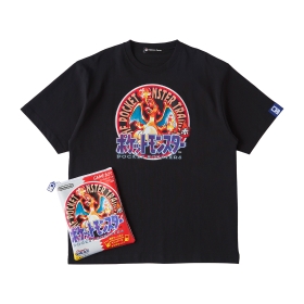 ポケモン　パッケージTシャツ in ポーチ　赤　緑　セット パッケージTシャツ in ポーチ ポケットモンスター 赤 Unisex L