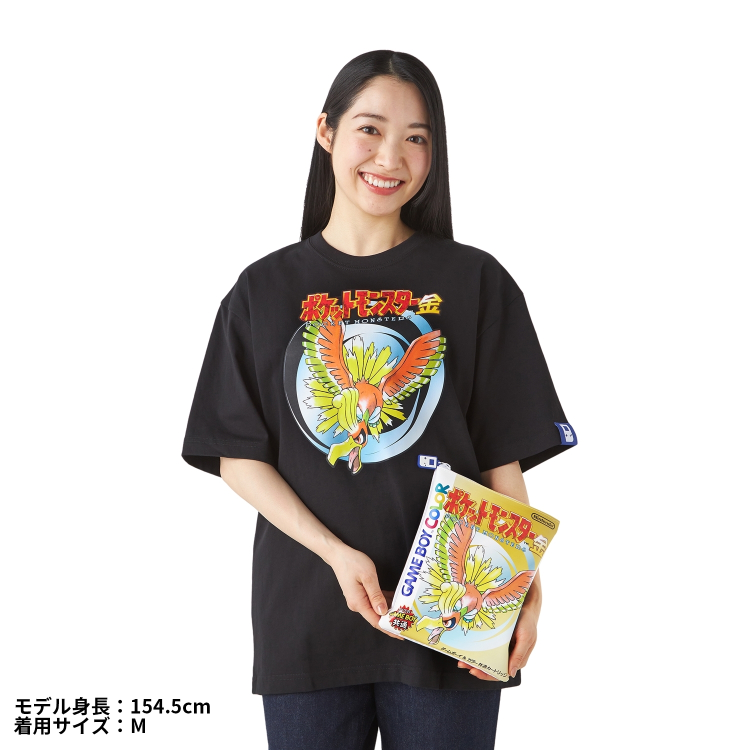 パッケージTシャツ in ポーチ ポケットモンスター 金 Unisex L