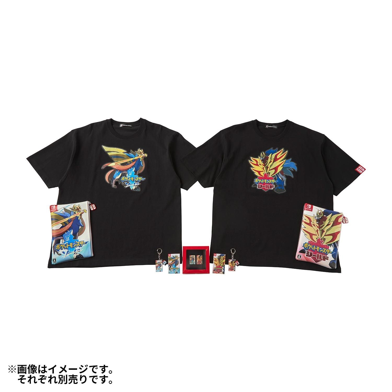 パッケージTシャツ in ポーチ ポケットモンスター ソード Unisex L