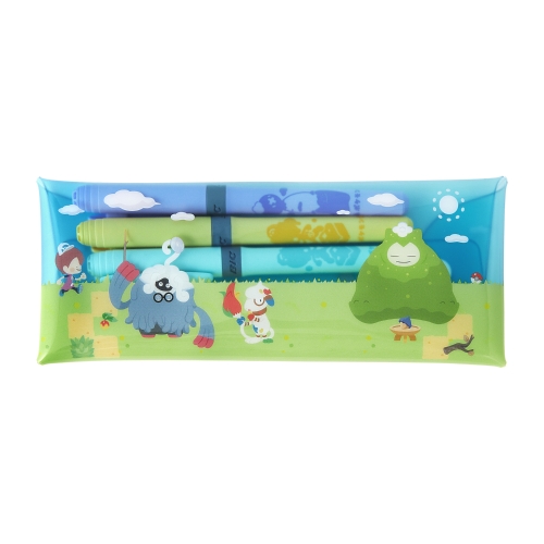 ケース付きマーカー3本セット ぽこ あ ポケモン