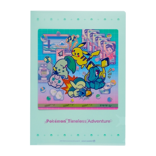 A4クリアファイル Pok&eacute;mon Timeless Adventure ジョウト