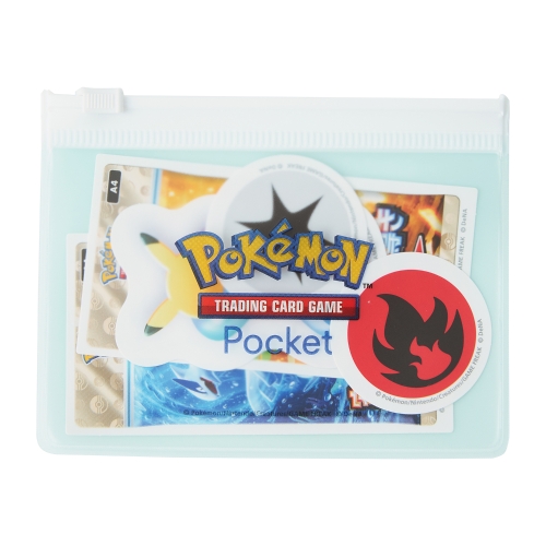 ポーチ入りステッカー Pok&eacute;mon Trading Card Game Pocket 拡張パック「空と海の導き ホウオウ」「空と海の導き ルギア」