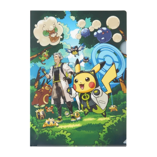 A4クリアファイル Pok&eacute;mon GO ウィロー博士の助手ピカチュウ