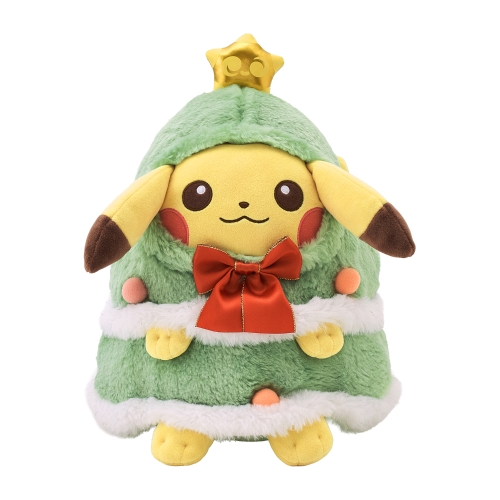 もちふわぬいぐるみ クリスマスじゅんびチュウ！ ツリーごっこピカチュウ