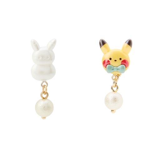 イヤリング クリスマスじゅんびチュウ！ ピカチュウゆきだるま&オーナメント