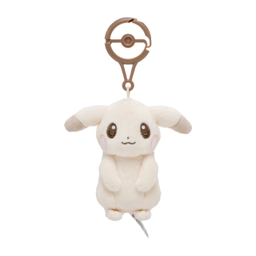 カラビナ付きマスコット ぽこ あ ポケモン ピカチュウ（うすいろ）