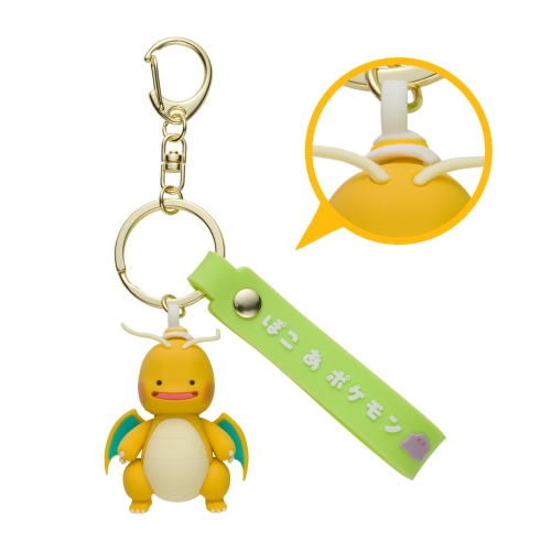 立体ラバーキーホルダー ぽこ あ ポケモン メタモン ハット（カイリューへんしん）