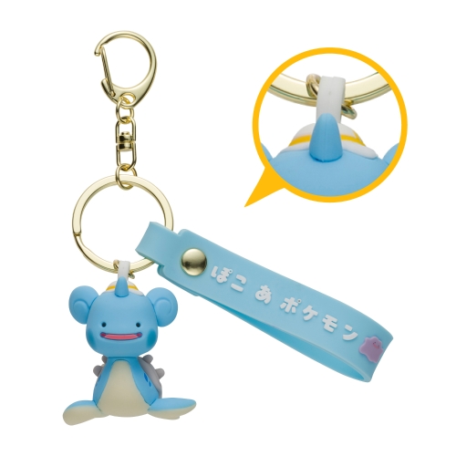 立体ラバーキーホルダー ぽこ あ ポケモン メタモン ハット（ラプラスへんしん）