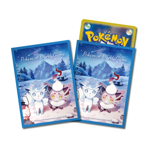 ポケモンカードゲーム デッキシールド プレミアム・グロス Snowy Gathering【ブルー】