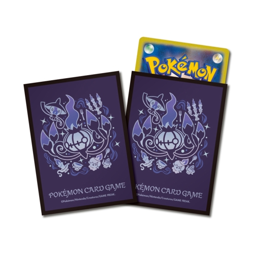 ポケモンカードゲーム デッキシールド プレミアム・グロス 進化の軌跡 シャンデラ【ブラック】
