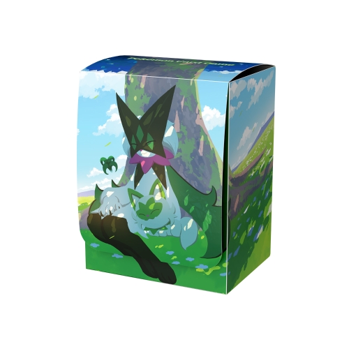 ポケモンカードゲーム デッキケース ニャオハ＆マスカーニャ おやすみ