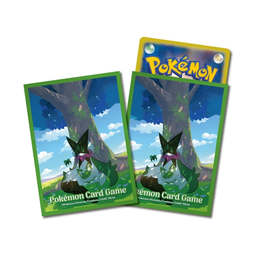 ポケモンカードゲーム デッキシールド ニャオハ＆マスカーニャ おやすみ