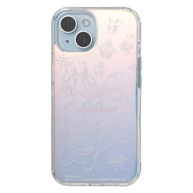 ［iPhone15／14／13専用］HIGHER　ハイブリッドケース（ラインアート）