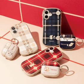 ［iPhone 15専用］iFace First Classケース(チェック／レッド）