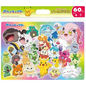 チャイルドパズル60P ポケモンときらめこう