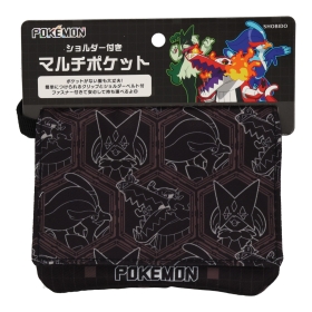 ショルダー付マルチポケット BK PK43694