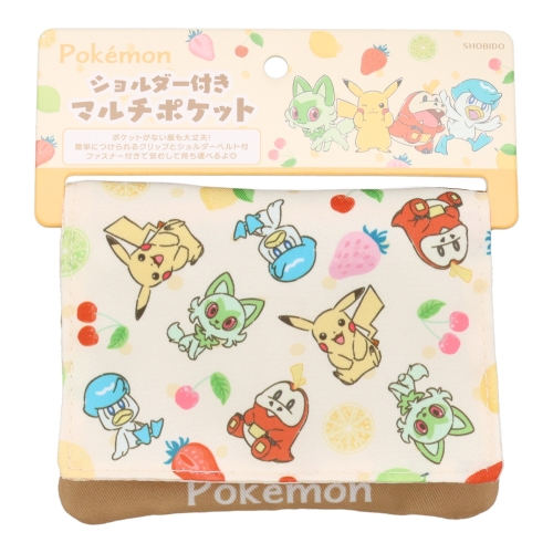 ショルダー付マルチポケット　総柄　PK43695