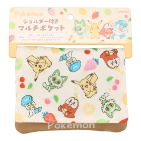 ショルダー付マルチポケット　総柄　PK43695