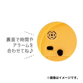 ラウンドアラームクロック カラーズ/オレンジ