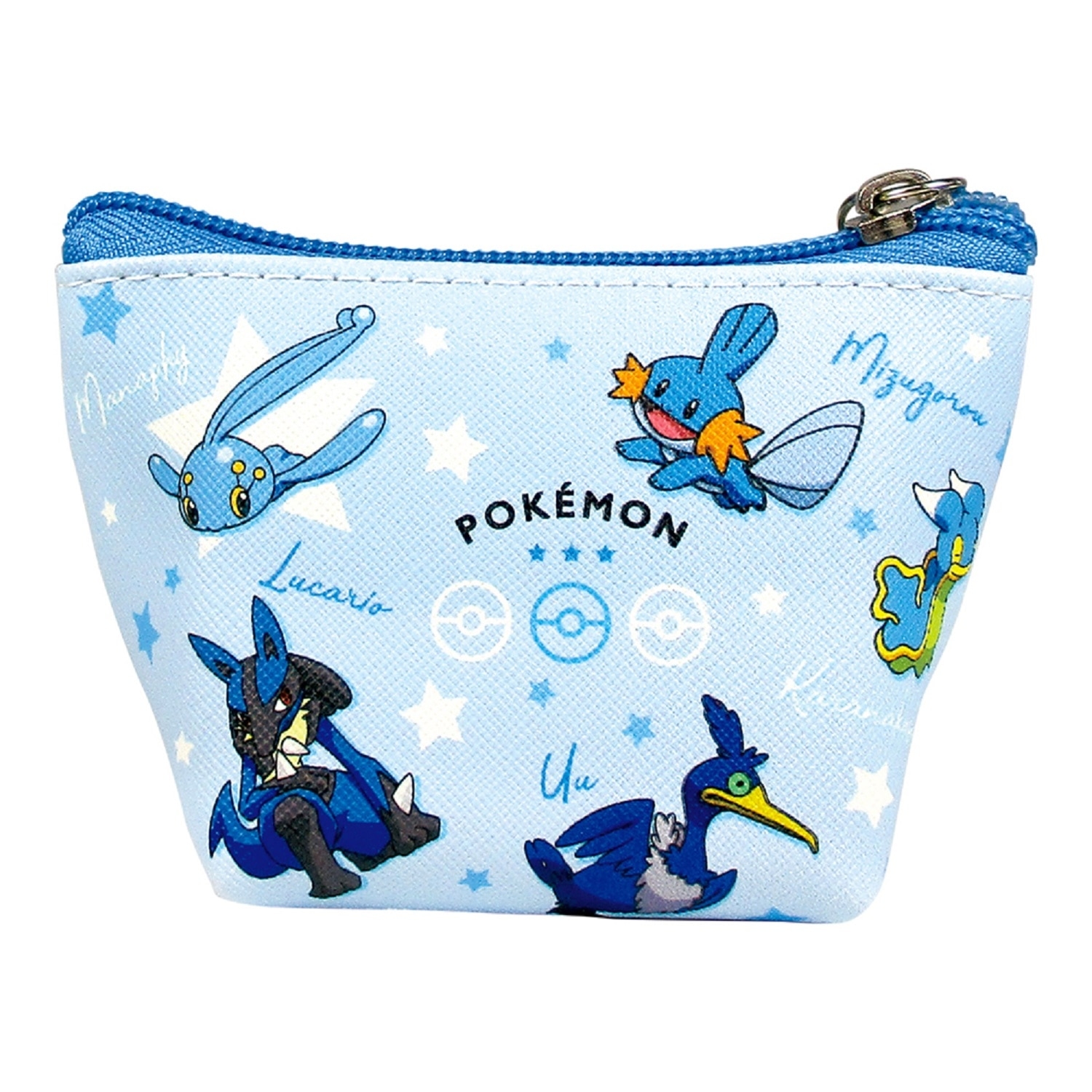 三角ミニポーチ　カラーズ／ブルー