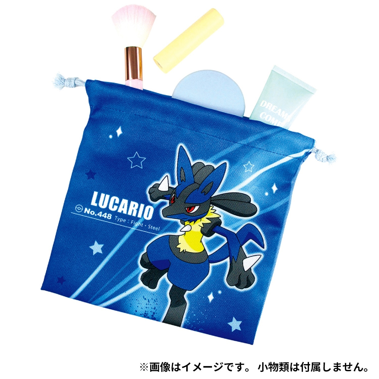 フラット巾着 スターライト／ルカリオ ｜【公式】ポケモンセンター