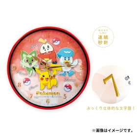 インデックスウォールクロック キラキラ/仲良し