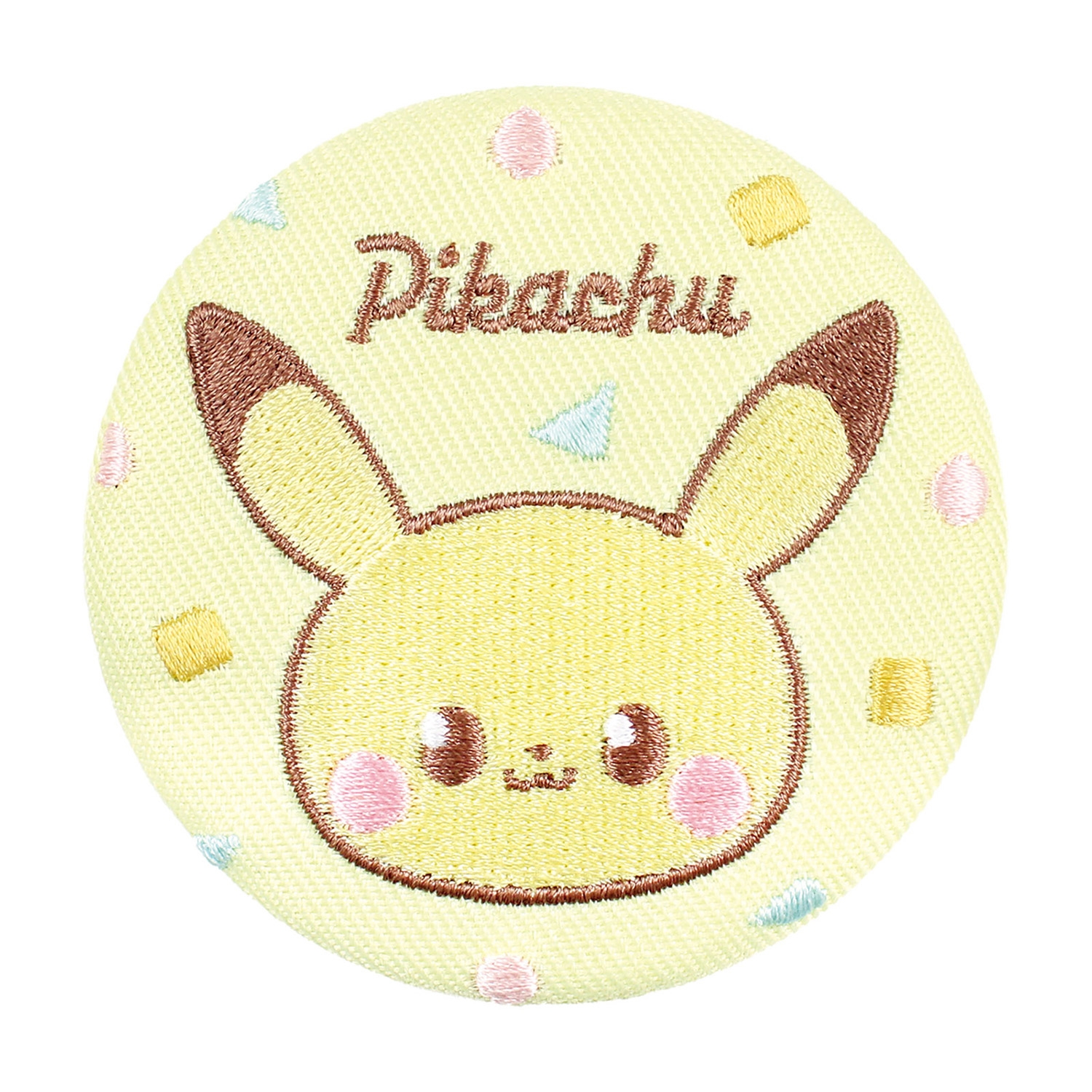 ポケピース 刺繍缶バッジ ピカチュウ