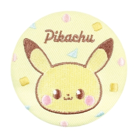 ポケピース 刺繍缶バッジ ピカチュウ