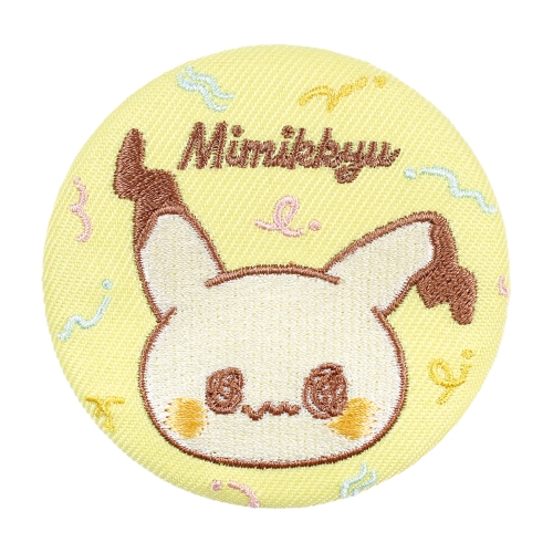 ポケピース　刺繍缶バッジ　ミミッキュ