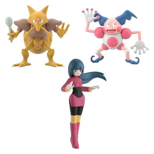 ポケモンスケールワールド　カントー地方　ナツメ＆ユンゲラー＆バリヤード